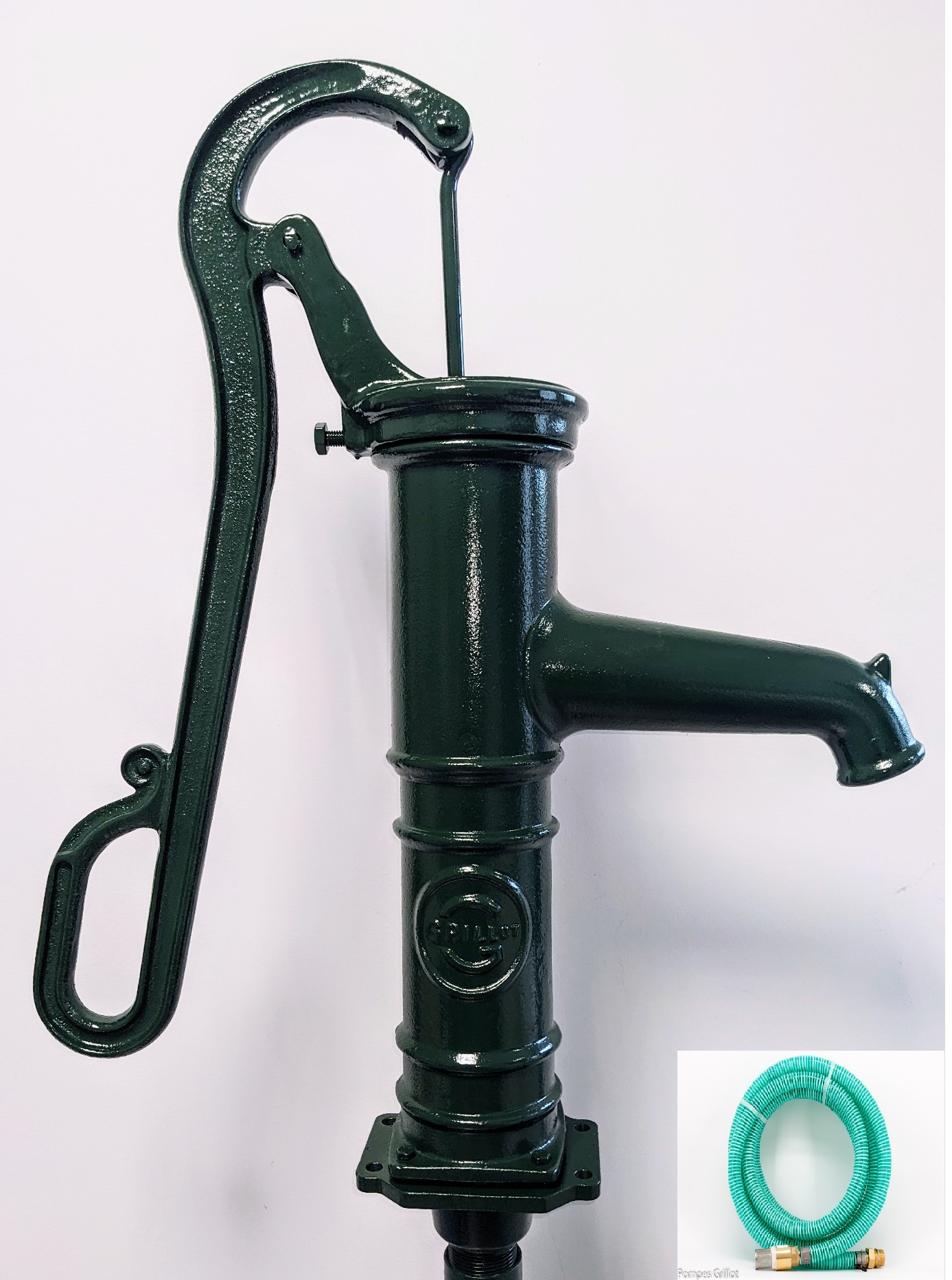 Pompe Grillot Provencale (Rétro) et kit d'aspiration de 7mètres